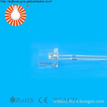 F5.0mm,h5.3mm Cylinder LED lamp With Flange